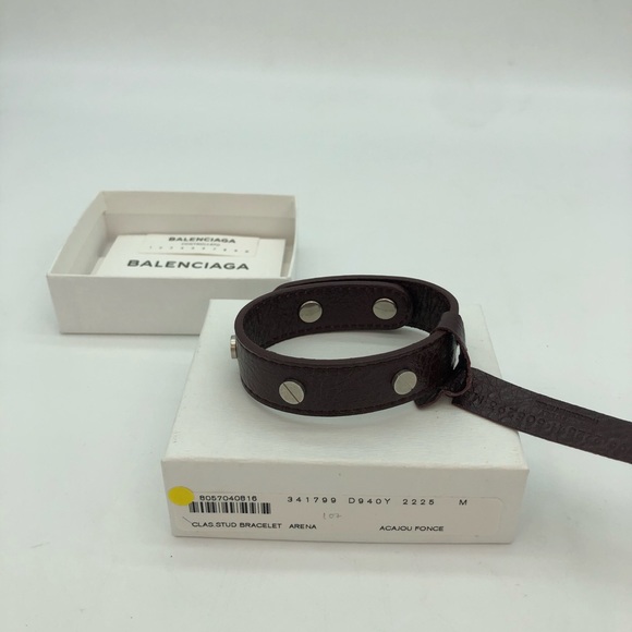 Balenciaga Leather Classic Sid Bracelet - Picture 8 of 10